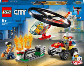 60248 LEGO® City Ātrās reaģēšanas ugunsdzēsēju helikopters 5+ gadi