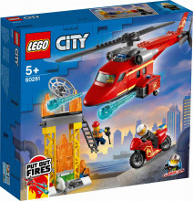 60281 LEGO® City Спасательный пожарный вертолёт, 5+ лет, 2021 выпуск