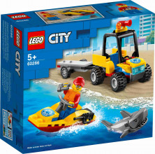 60286 LEGO® City Пляжный спасательный вездеход, 5+ лет, 2021 выпуск