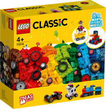 11014 LEGO® Classic Klucīši un riteņi, 4+ gadi, 2021.g.modelis