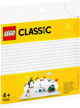 11010 LEGO® Classic Balta celtniecības plāksne, 4+ gadi