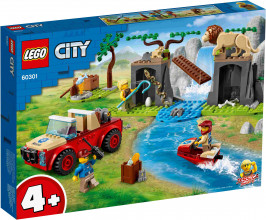 60301 LEGO® City Savvaļas dzīvnieku glābšanas visurgājējs, no 4+, 2021 gada modelis