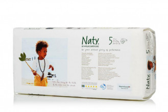 NATY Nature Babycare 5 ekoloģiskās autiņbiksītes, 11-25 kg, 40 gab.