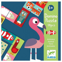 Djeco Domino galda spēle - Saliec dzīvnieku!, 3 gadi, DJ08165