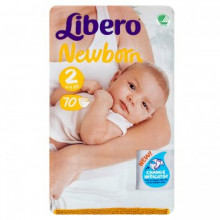 IZPĀRDOŠANA!!! Autiņbiksītes Libero Newborn 2. izmērs, 3-6 kg. 70 gab.