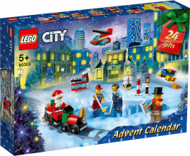 60303 LEGO® City Адвент календарь, c 5+ лет,2021