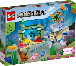 # 21180 LEGO® Minecraft Cīņa ar sargiem, 8+ gadi, 2022 gada modelis