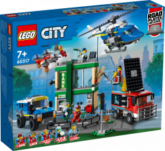 60317 LEGO® City Policijas pakaļdzīšanās bankā, 7+ gadi, 2022 gada modelis