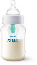 Philips Avent Бутылочка для кормления Anti colic с клапаном AirFree 260 мл, 1-3 мес., SCF813/14