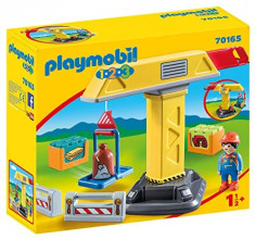 70165 PLAYMOBIL® 1.2.3 Celtniecības celtnis, no 1,5 gadu vecuma