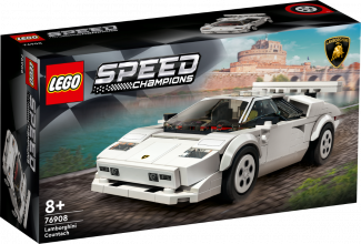 76908 LEGO® Speed Champions Lamborghini Countach, 8+ лет,модель 2022 года