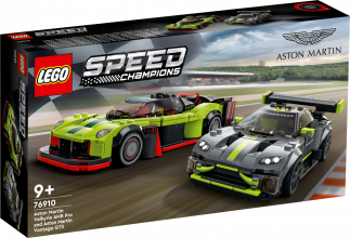 76910 LEGO® Speed Champions Aston Martin Valkyrie AMR Pro и Aston Martin Vantage GT3, 9+ лет,модель 2022 года