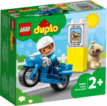 10967 LEGO® DUPLO Полицейский мотоцикл, 2+ лет,модель 2022 года