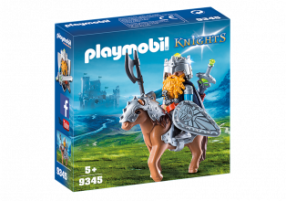 9345 PLAYMOBIL® Knights Rūķis cīnītājs ar poniju, no 5 gadu vecuma