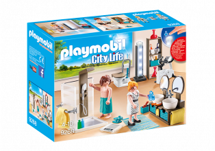 9268 PLAYMOBIL® City Life Vannas istaba ar gaismiņu, no 4-10 gadu vecumam