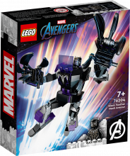 76204 LEGO® Marvel Super Heroes Melnās panteras robotbruņas, 7+ gadi, 2022. gada modelis