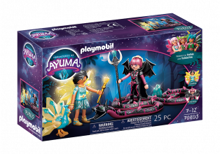 70803 PLAYMOBIL Ayuma Kristāla feja un Sikspārņu feja ar spēka dzīvniekiem, 7-12 gadu vecumam