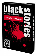 Galda/kāršu komunikācijas spēle Black Stories - 50 tumši noslēpumi (LV) 12+ gadiem