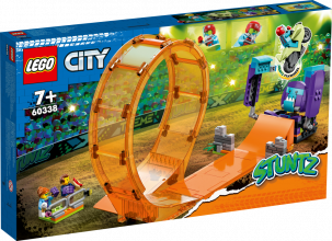 60338 LEGO® City Трюковая петля «Сокрушительный шимпанзе», 7+ лет,модель 2022 года