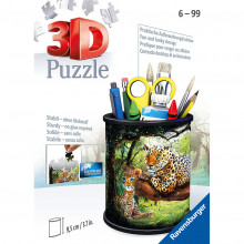 Ravensburger 3D Пазл подставка для карандашей - Большие кошки (57 шт.) 6+ лет 11263