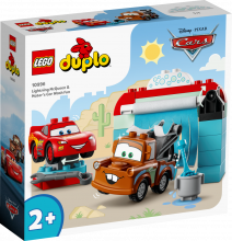 10996 LEGO® DUPLO Zibens Makvīna un Metriņa jautrā automazgātava, 2+ gadi, 2023. gada modelis