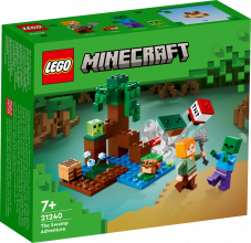21240 LEGO® Minecraft Piedzīvojums purvā, 7+ gadi, 2023. gada modelis