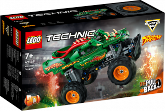 42149 LEGO® Technic Monster Jam™ Dragon™, 7+ gadi, 2023. gada modelis