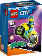 60358 LEGO® City Kibertriku motocikls, 5+ gadi, 2023. gada modelis