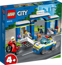 60370 LEGO® City Policijas iecirknis un pakaļdzīšanās, 4+ gadi, 2023. gada modelis
