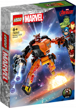 76243 LEGO® Marvel Super Heroes Реактивный Енот: робот , 6+ лет, модель 2023 года