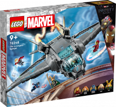 76248 LEGO® Marvel Super Heroes Atriebēju Quinjet, 9+ gadi, 2023. gada modelis