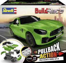 Revell складной конструктор (11 деталей) - инерционная машина Mercedes-AMG GT Зеленый, E23153