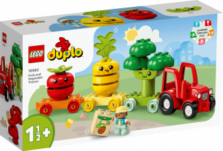 10982 LEGO® DUPLO Augļu un dārzeņu traktors, 1½+ gadi, 2023. gada modelis