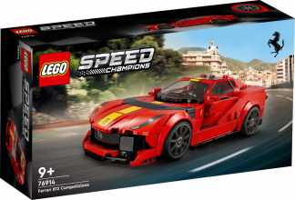 76914 LEGO® Speed Champions Ferrari 812 Competizione, 9+ gadi, 2023. gada modelis