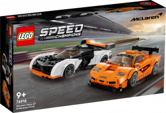 76918 LEGO® Speed Champions McLaren Solus GT un McLaren F1 LM 9+ gadi, 2023. gada modelis