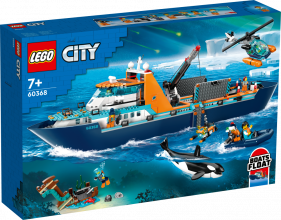 60368 LEGO® City Exploration Arktikas pētnieku kuģis, 7+ gadi, 2023 gada modelis