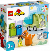 10987 LEGO® DUPLO Town Atkritumu pārstrādes auto, 2+ gadi, 2023 gada modelis