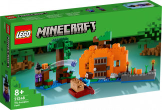 21248 LEGO® Minecraft Ķirbju ferma, 8+ gadi, 2023 gada modelis