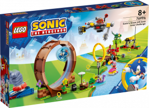 76994 LEGO® Sonic the Hedgehog™ Sonic Zaļo kalnu zonas cilpas izaicinājums , 8+ gadi, 2023 gada modelis