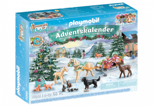 71345 PLAYMOBIL® Adventes Kalendārs Ziemassvētku brauciens zirgu kamanās, 4+ gadiem