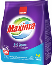 Sano Maxima Bio koncentrēts veļas pulveris, 35 mazg.reizēm, 1.25kg