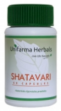 Unifarma Herbals Uztura bagātinātājs SHATAVARI, 60 kapsulas