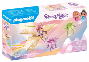 71363 PLAYMOBIL® Princess Magic Pastaiga ar Pegaza kumeļiem Mākoņos, no 4-10 gadu vecumam