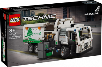 42167 LEGO® Technic Mack® LR Electric atkritumu izvešanas auto, 8+ лет, модель 2024 года