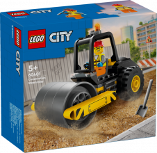 60401 LEGO® City Būvlaukuma tvaika veltnis , 5+ gadi, 2024 gada modelis