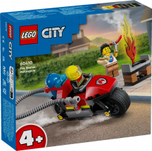 60410 LEGO® City Ugunsdzēsēju glābšanas motocikls , 4+ gadi, 2024 gada modelis