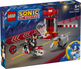 76995 LEGO® Sonic the Hedgehog™ Shadow the Hedgehog bēgšana ,8+ gadi, 2024 gada modelis