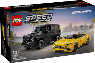 76924 LEGO® Speed Champions Mercedes-AMG G 63 un Mercedes-AMG SL 63, 10+ , модель 2024 года