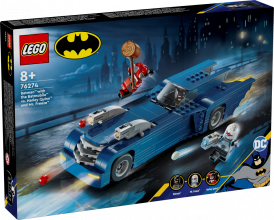 76274 LEGO® Batman™ Betmens ar Betmenauto pret Arli Kīnu un Misteru Salu, 8+ , модель 2024 года