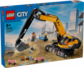 60420 LEGO® City Dzeltens ekskavators , 8+ gadi, 2024. gada modelis